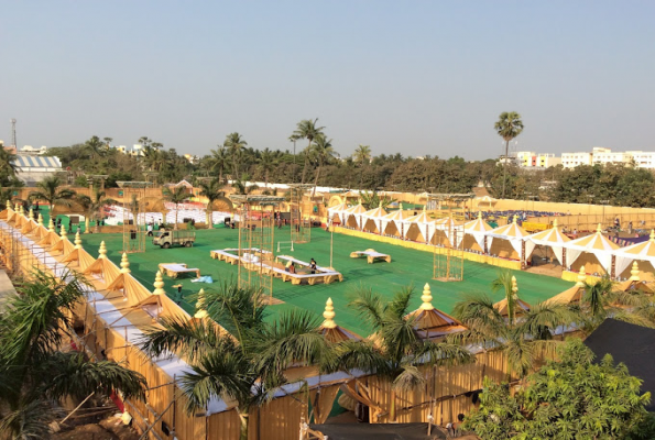 Lawn at Sri Lakshmi Narasimha Gardens