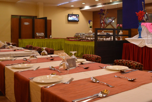 Restaurant at Hotel Adityaz