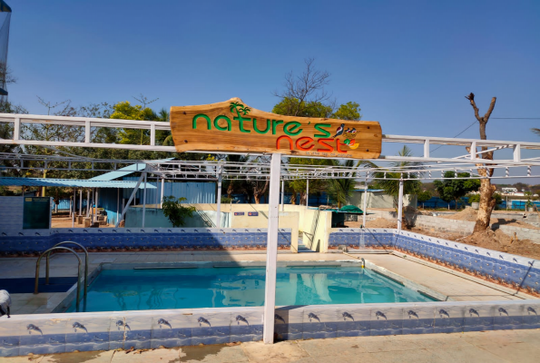 Poolside at Natures Nest Farm And Resort