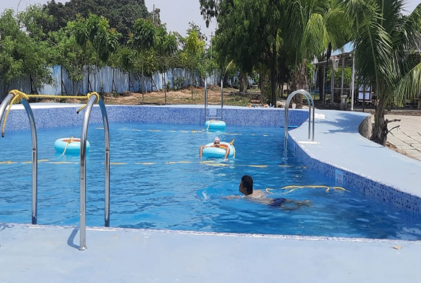 Poolside at Natures Nest Farm And Resort