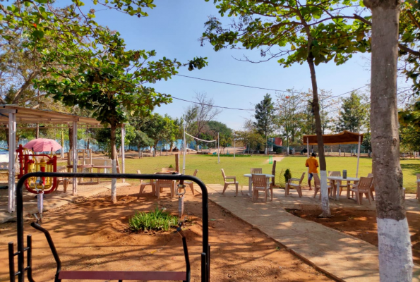 Under Tree Shade at Natures Nest Farm And Resort