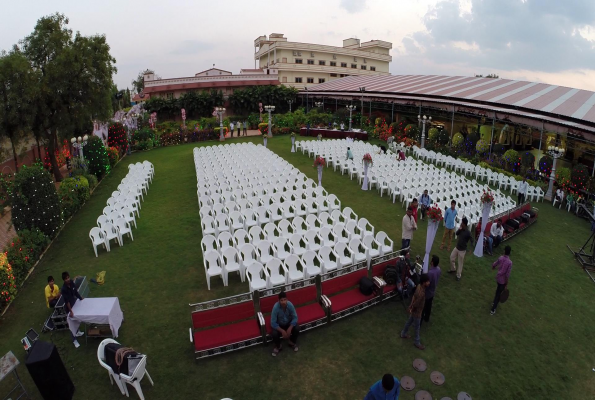 Lawn at Peddabavi Malla Reddy Gardens