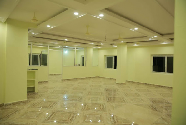 Banquet hall at Hotel Harshitha Grand