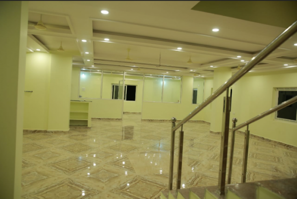 Banquet hall at Hotel Harshitha Grand