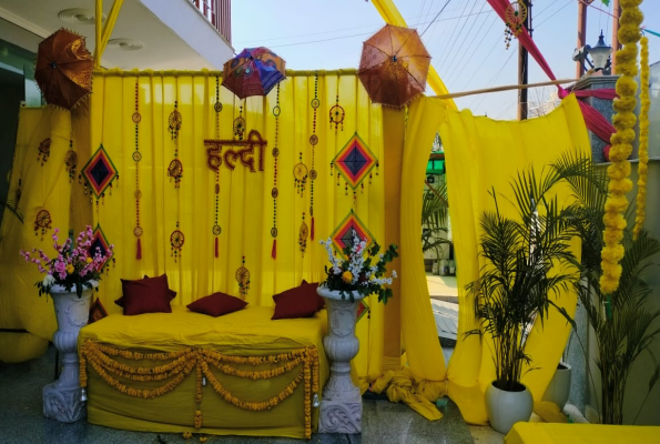 Banquet Hall at Hotel The Anvi Residency