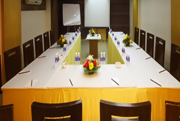 IOTA  Board room at Hotel Vihangs Inn