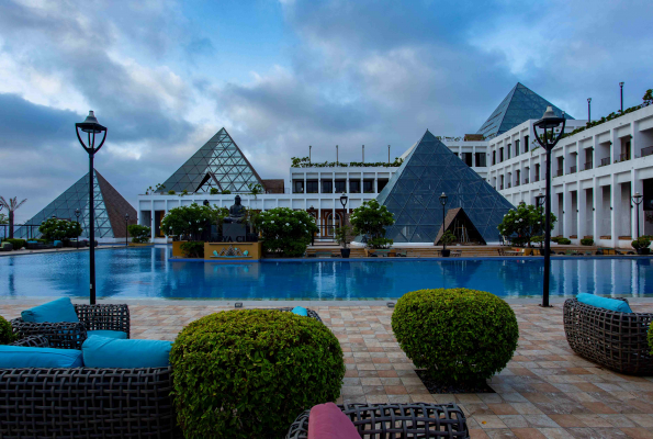 Poolside Lawn at Aarya Raj Club And Resort