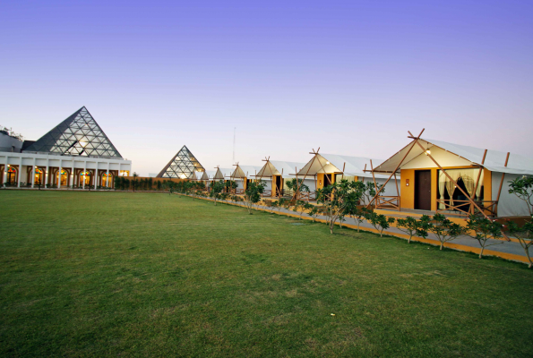 Cottage Lawn at Aarya Raj Club And Resort