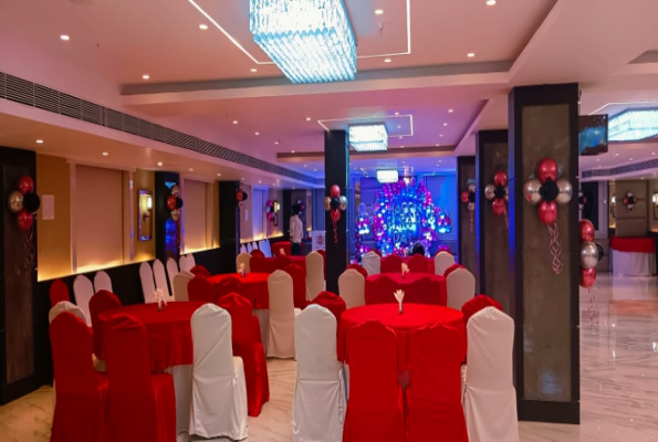 Banquet Hall at Hotel Ekta International