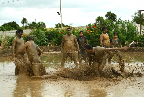 Adventure Rides And Village Games And Mud Bath at Ananda Kshethram