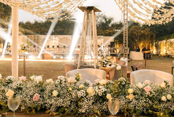 Banquet Hall And Lawn at The Canvas Farms