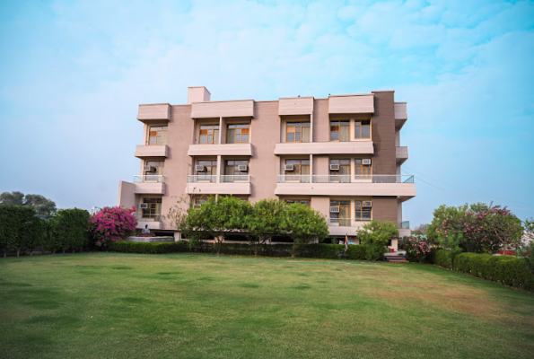 Lawn at The Govindam Resort