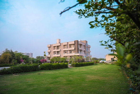 Lawn at The Govindam Resort