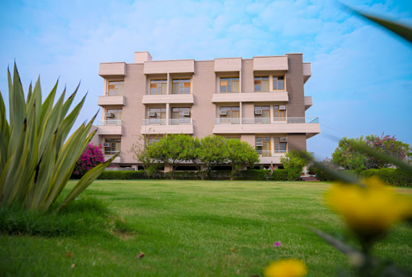 Lawn at The Govindam Resort