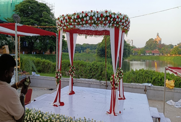 Indoor Space at Lake View Party Hall