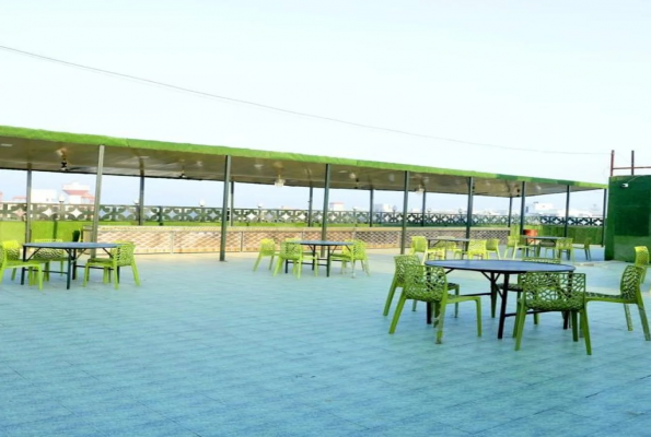 Rooftop Restaurant at Hotel Tulsi Garden