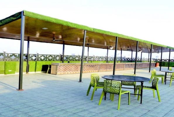 Rooftop Restaurant at Hotel Tulsi Garden