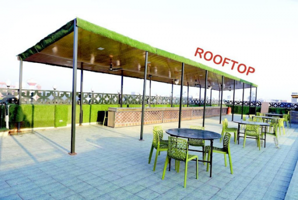 Rooftop Restaurant at Hotel Tulsi Garden