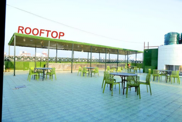 Rooftop Restaurant at Hotel Tulsi Garden