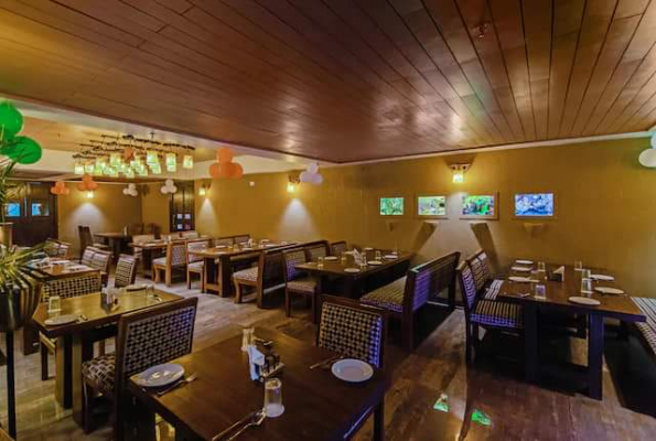 Restaurant at Resort Hare Krishna Orchid Vrindavan