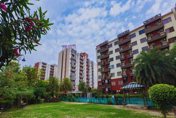 Garden at Resort Hare Krishna Orchid Vrindavan