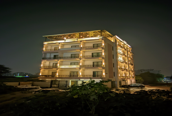 Lawn Area at Orsom Stays Hotel And Banquets