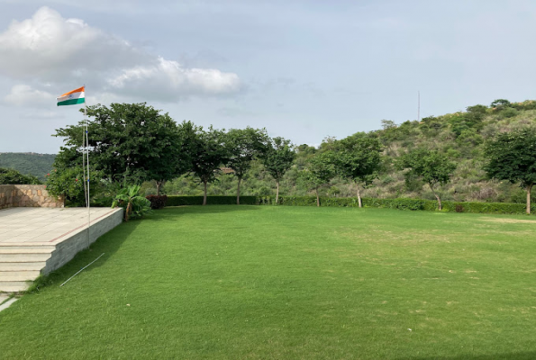 Garden at Justa Brij Bhoomi Resort