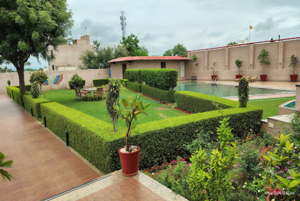 Garden at Justa Brij Bhoomi Resort