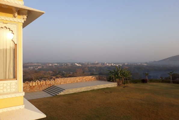 Garden at Justa Brij Bhoomi Resort