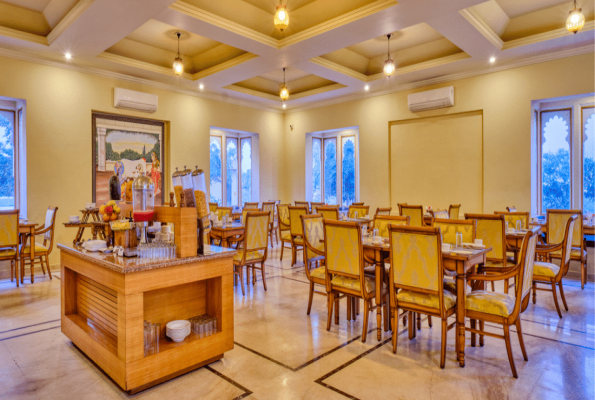 Restaurant at Justa Brij Bhoomi Resort