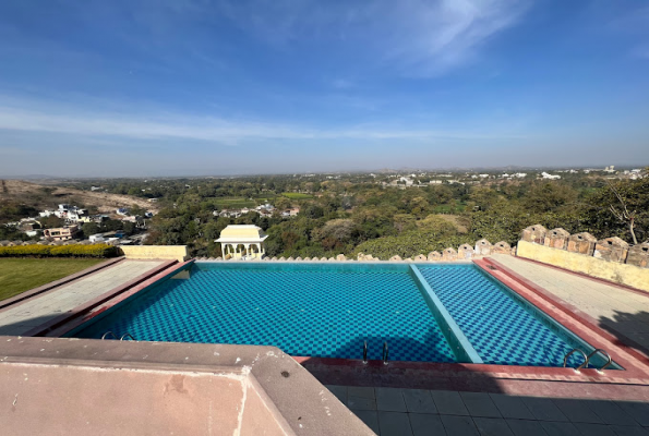 Pool Side at Justa Brij Bhoomi Resort