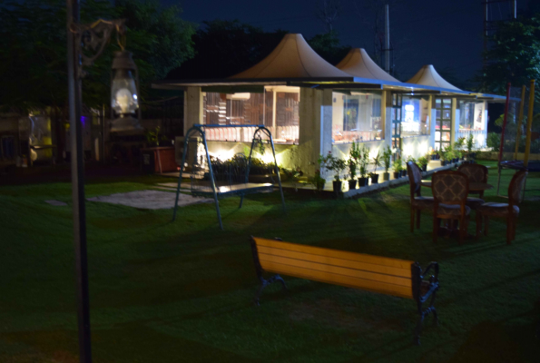 Open Lawn at Swarnim Restaurant & Cafe