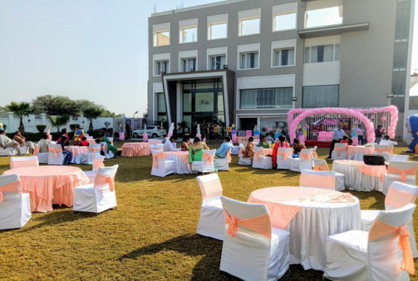 Lawn at Rudraksh Hotel & Resort