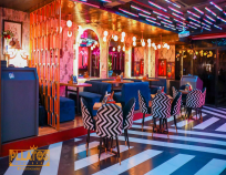 Indoor Dining And Bar of Pllatos Air Bar