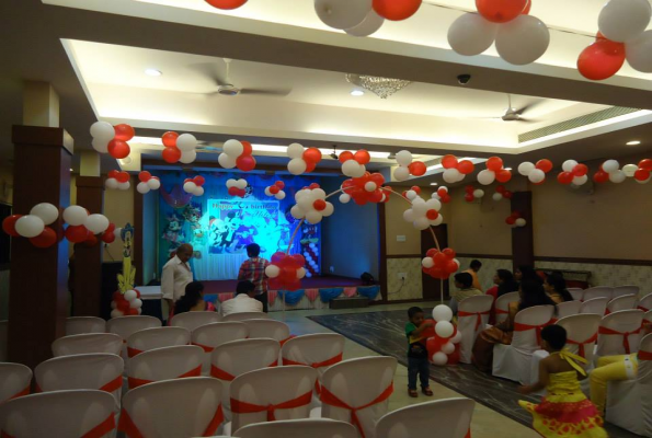 Ground Floor Dining Area at Sai Prakash Banquet Hall