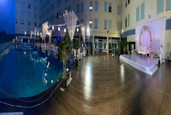 Poolside at Aloft Bengaluru Whitefield