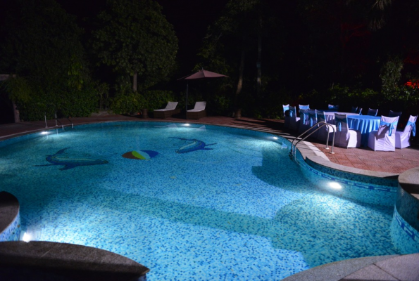 Pool Side Party Space at Luthra Farm