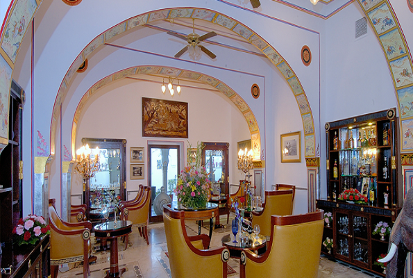 Royal Lounge at The Raj Palace