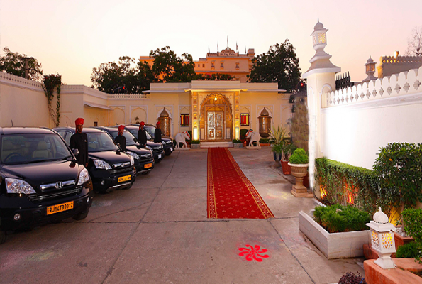 Moti Chowk at The Raj Palace