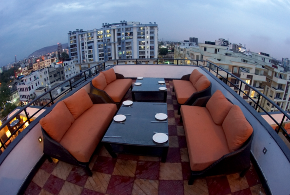 Wind Zammer The Terrace Grill Pure Veg Rest & Bar at Hotel Kapish Smart