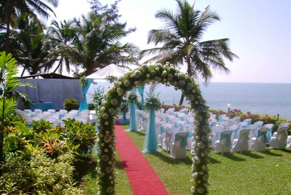 Party lawn at Bogmallo Beach Resort