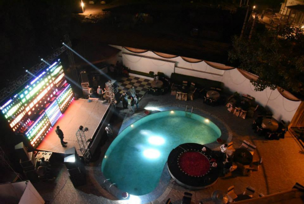 Pool Side at The Chandigarh Ashok Hotel