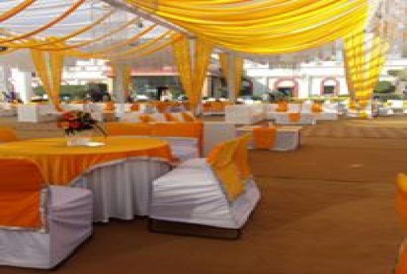 Party Lawn at Cheshma Shahi Resorts