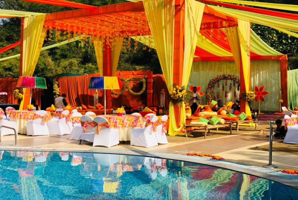 Pool Side at Golden Tulip Chandigarh Panchkula