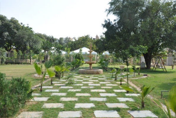 Aam bagh Lawn at The Heritage village