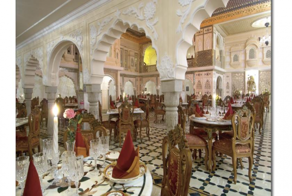 Sheesh Mahal Restaurant at Shiv Vilas Resort