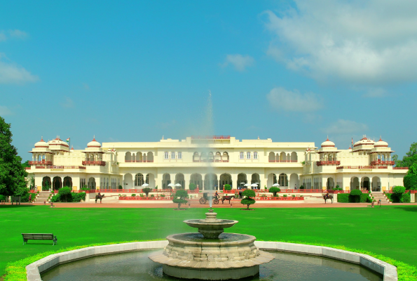 Mughal Garden at Rambagh Palace