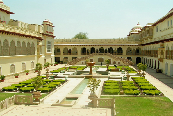 Oriental Garden at Rambagh Palace