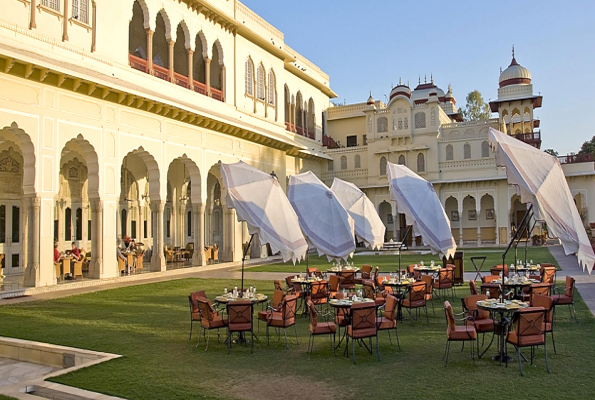 Oriental Terrace at Rambagh Palace