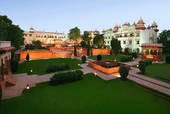 Sunken Lawn at Rambagh Palace